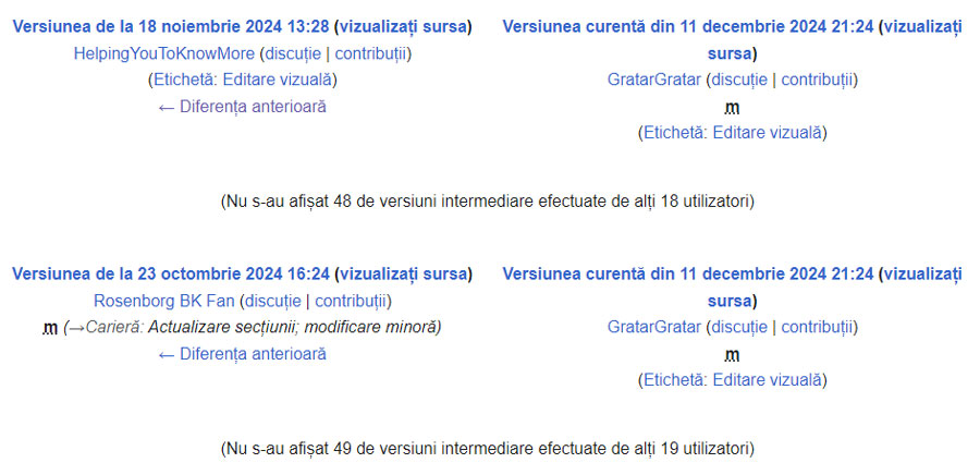 Wikipedia modificari Elena Lasconi